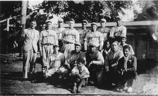 The Jamesburg High School Baseball Team: circa late 1930s, 1940s